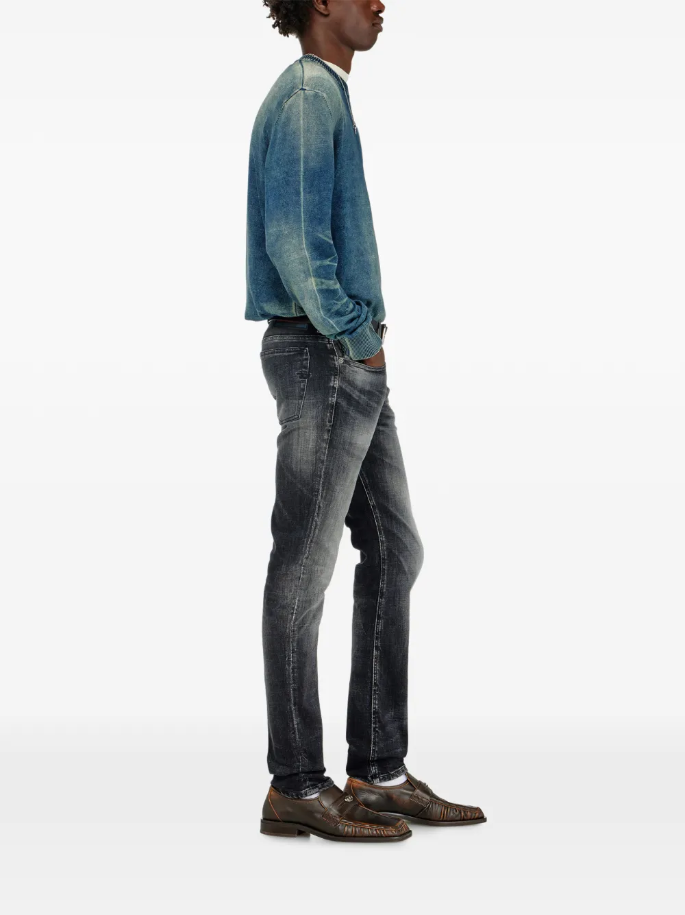 Diesel 1979 Sleenker skinny jeans Grijs