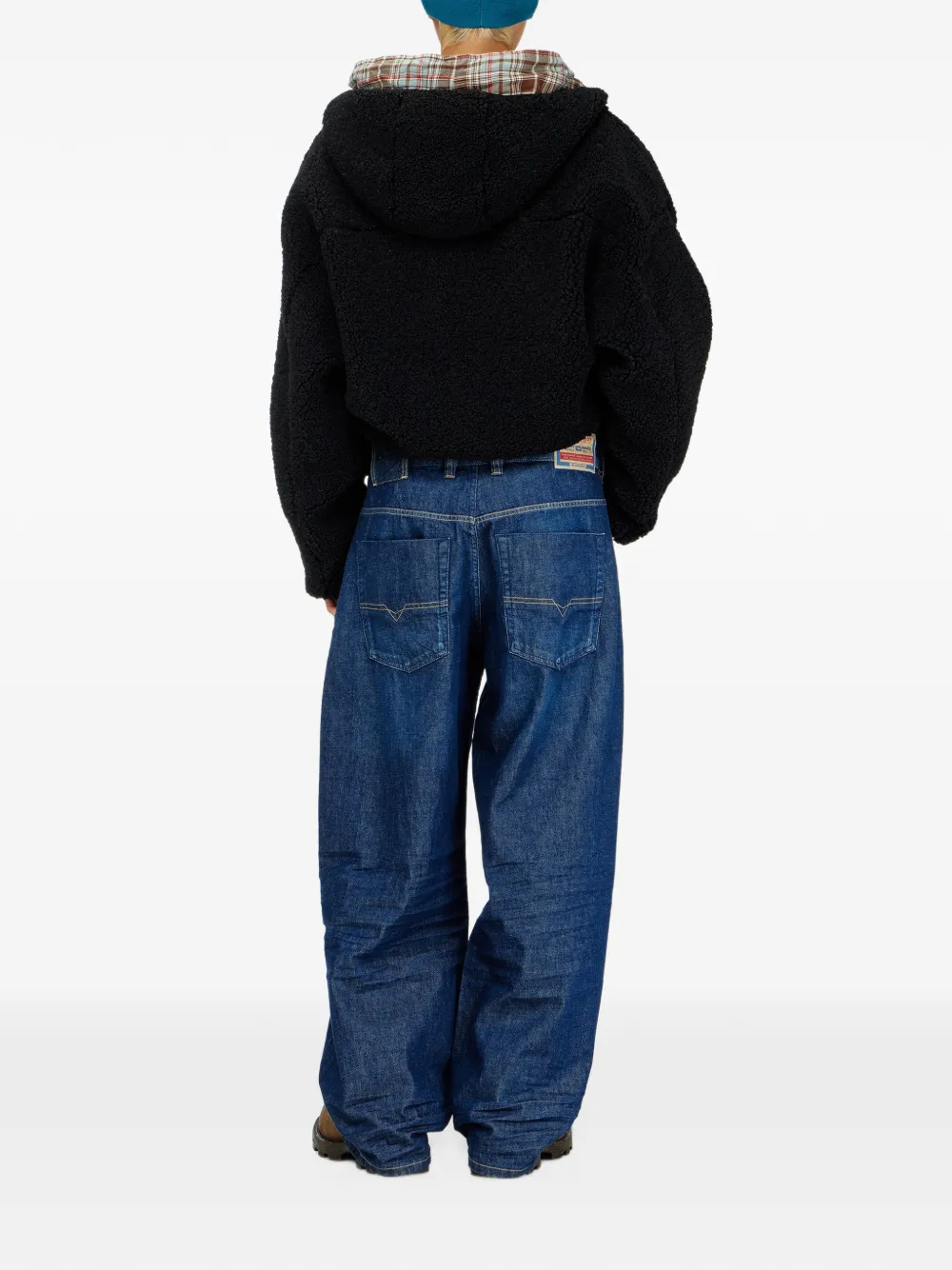 Diesel Ruimvallende jeans Blauw