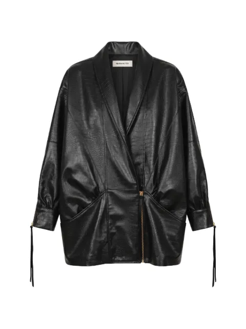 Nineminutes The Virgo Cocco crocodile-effect jacket