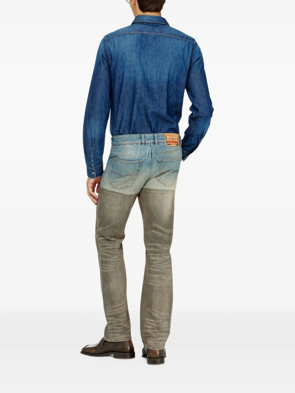 Diesel slim jeans regular waist 1993 D-Vyl Blauw