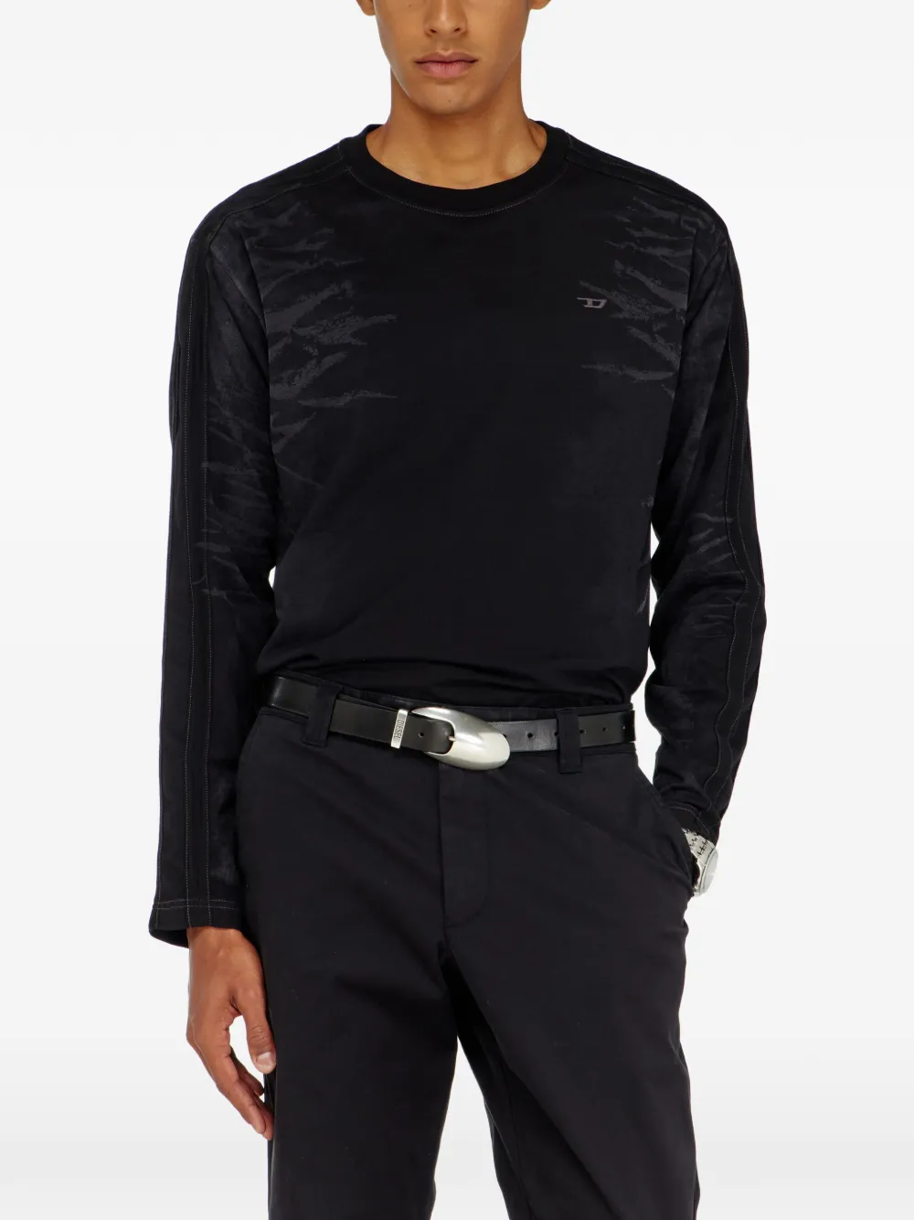 Diesel T-Ate T-shirt Zwart