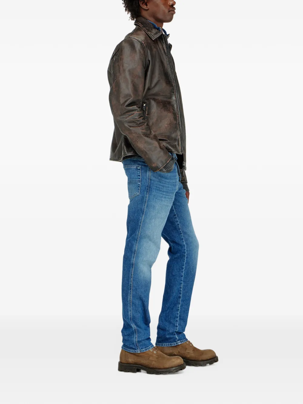 Diesel slim jeans regular waist 1993 D-VYL Blauw