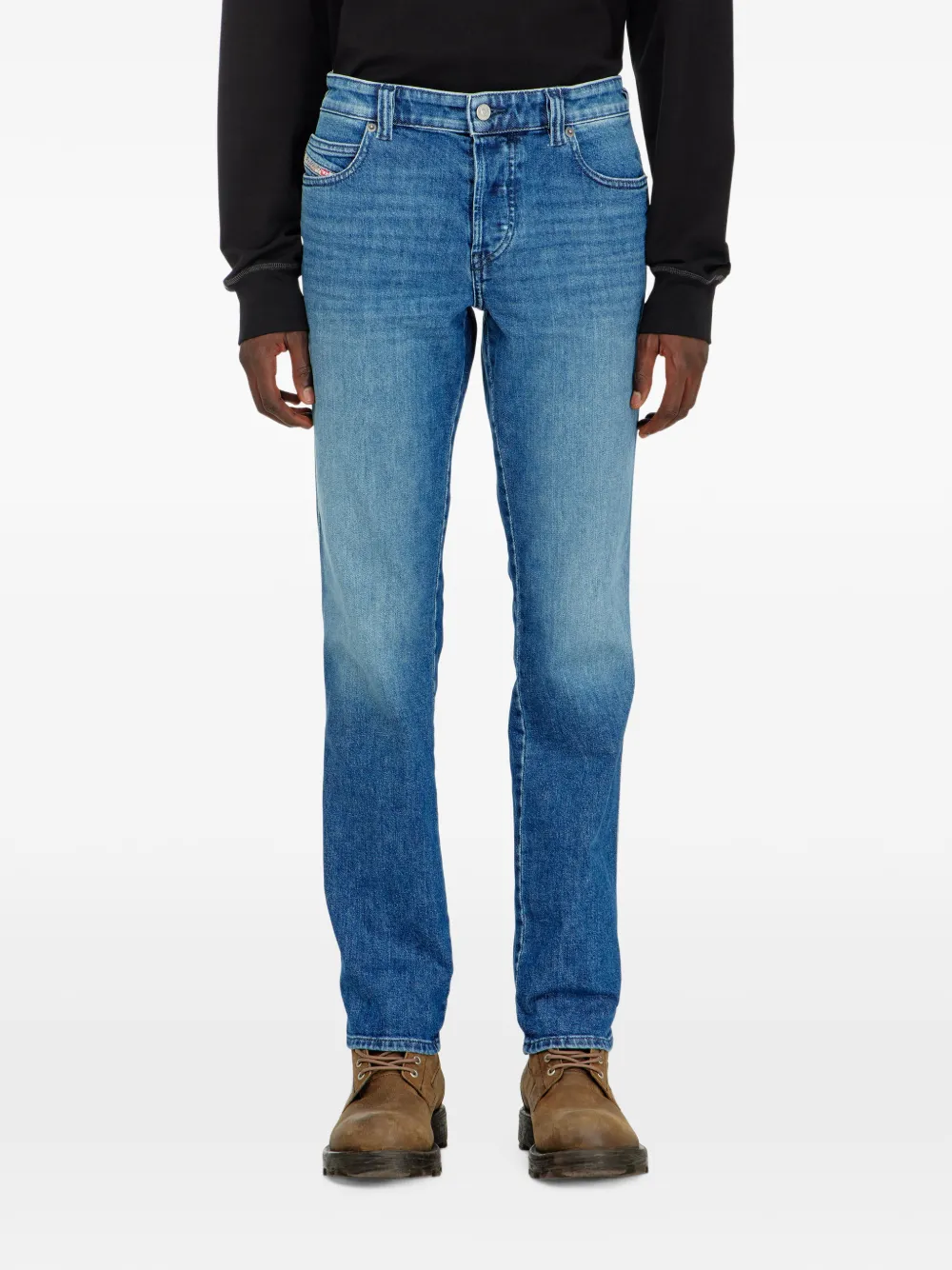 Diesel slim jeans regular waist 1993 D-VYL Blauw