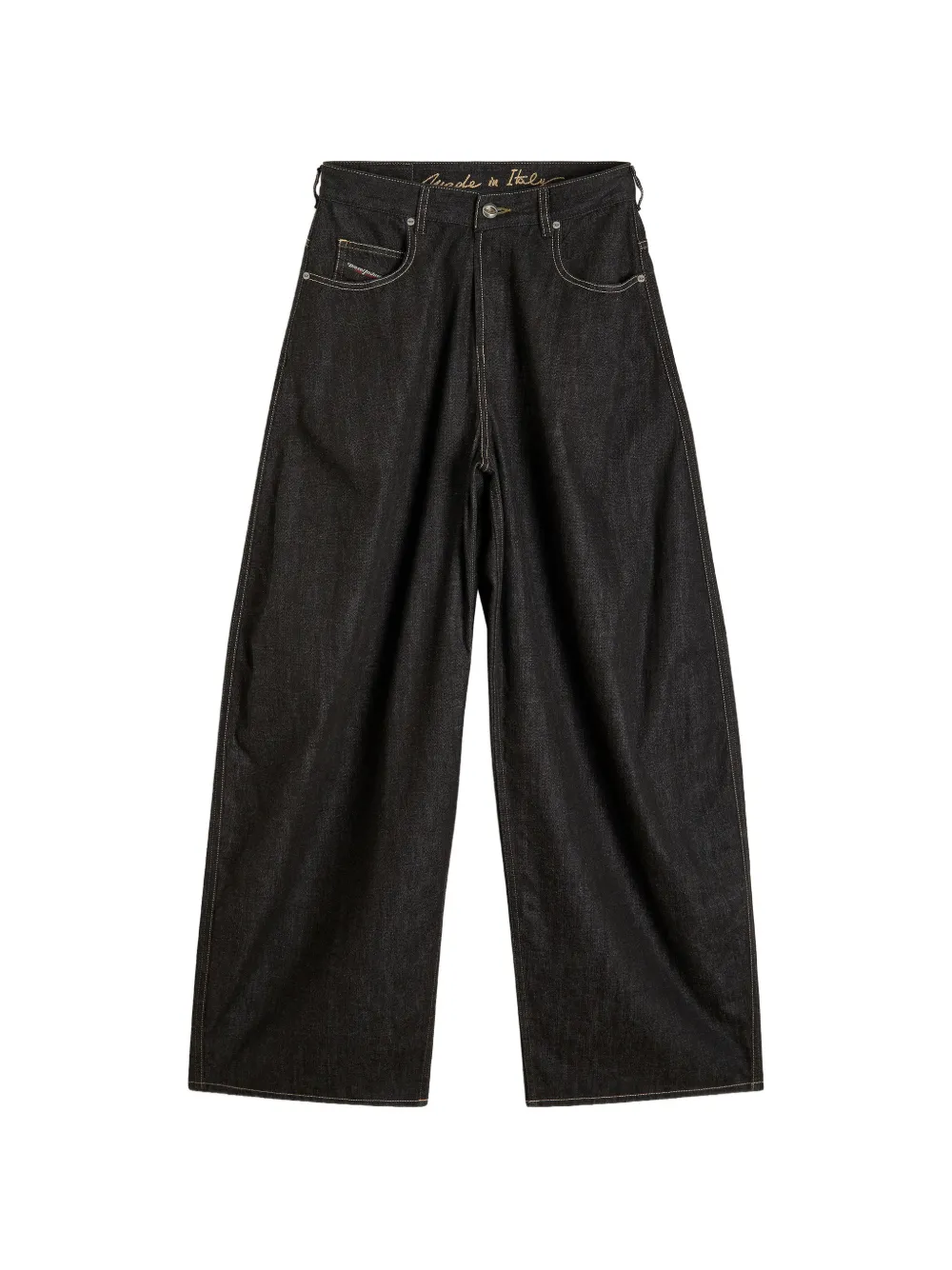 Diesel relaxed 1987 D-Khelz 09R42 jeans - Schwarz