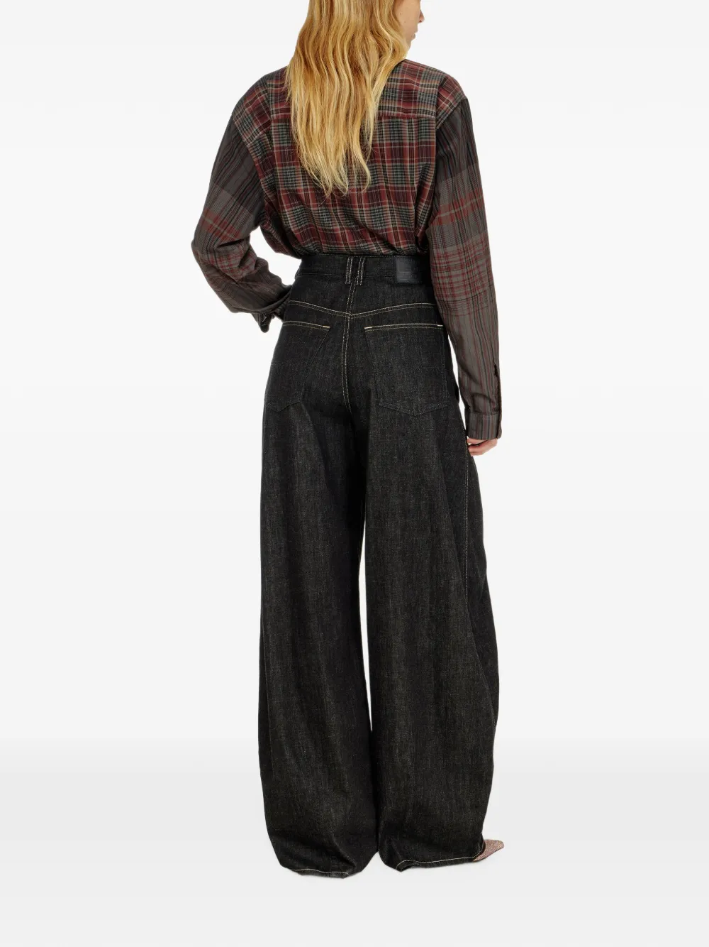 Diesel relaxed 1987 D-Khelz 09R42 jeans Zwart