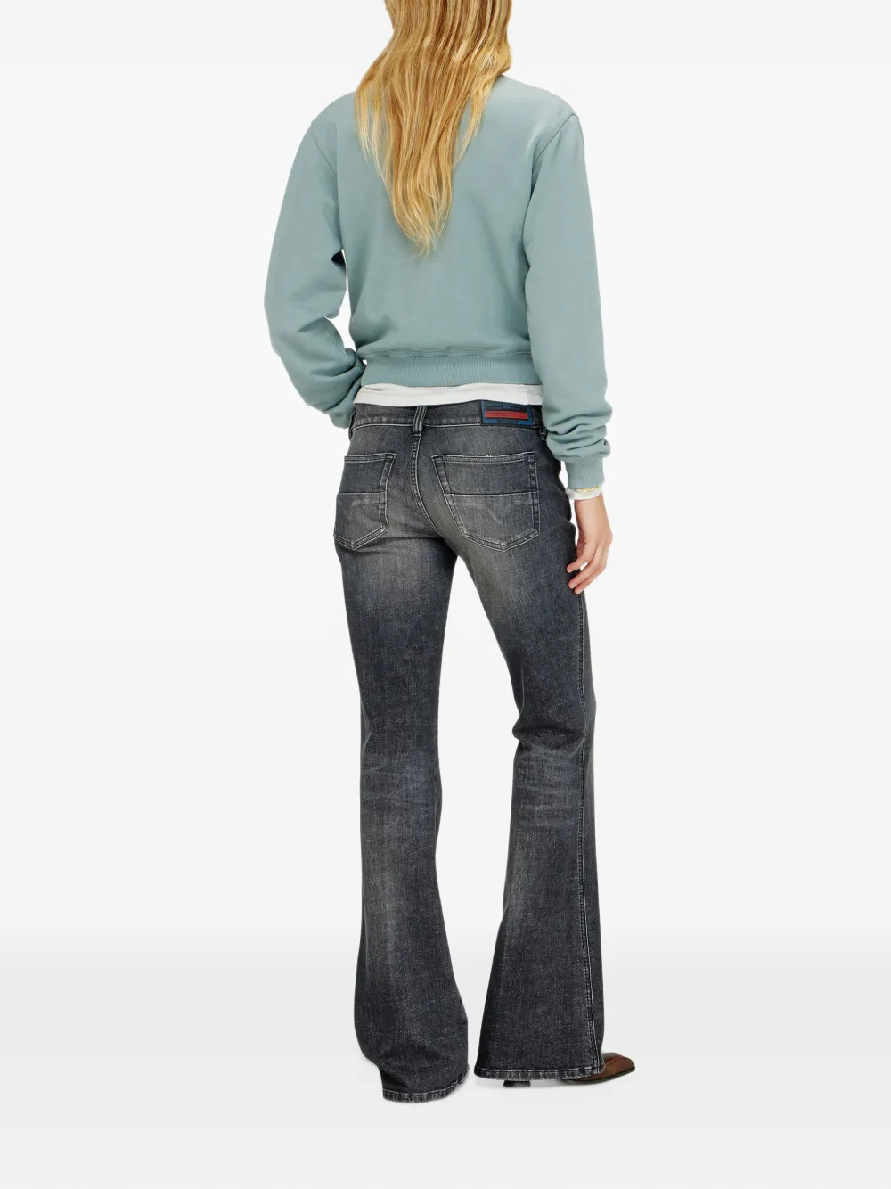 Diesel D-Hush bootcut jeans Grijs