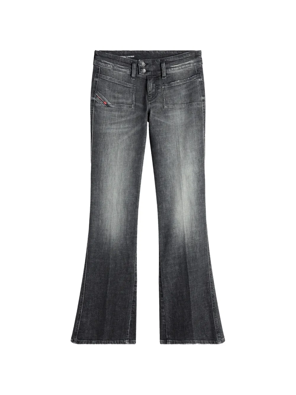 Diesel Jeans svasati D-Hush - Grigio