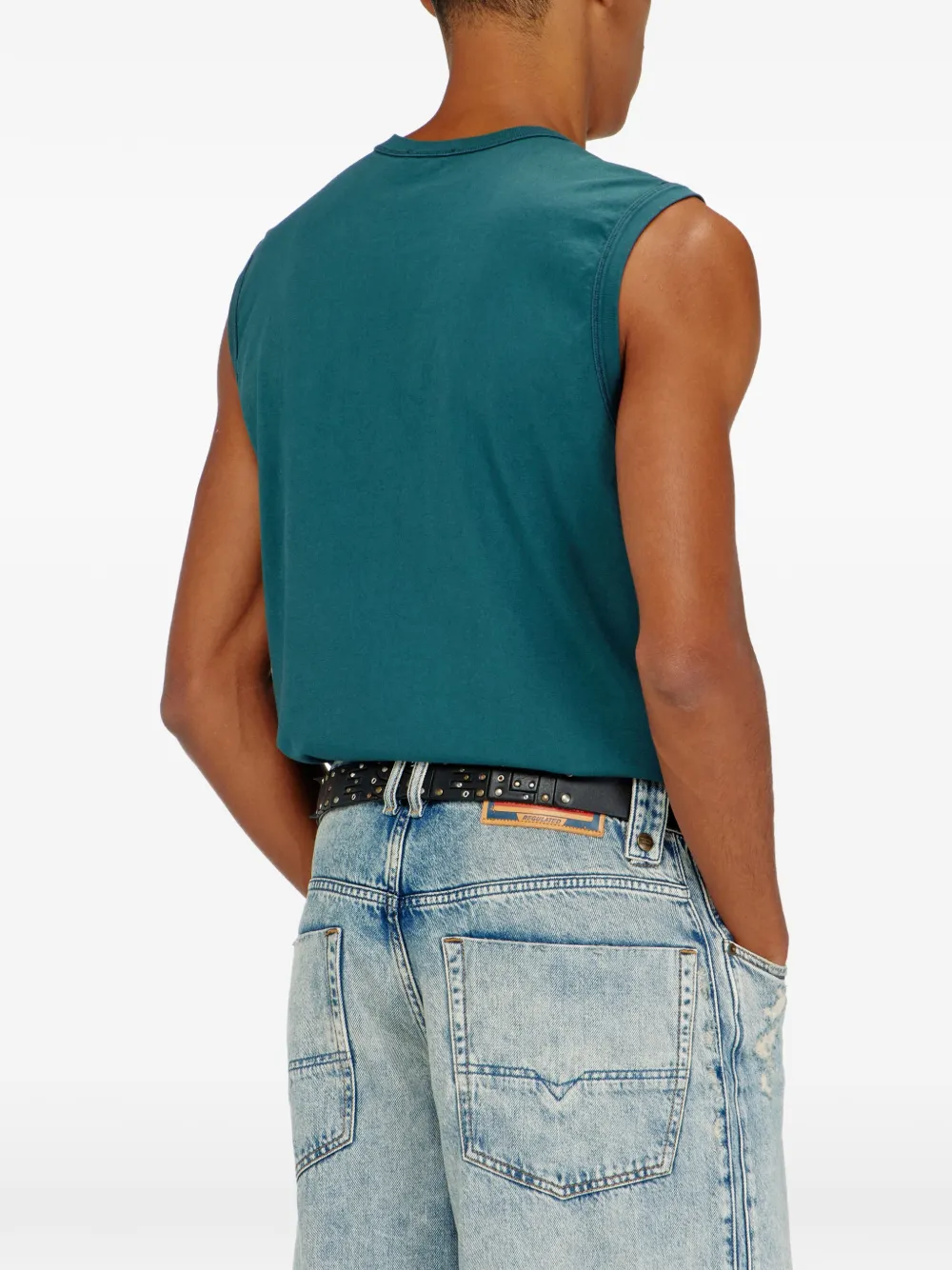Diesel T-Bisco-Iod T-shirt Groen