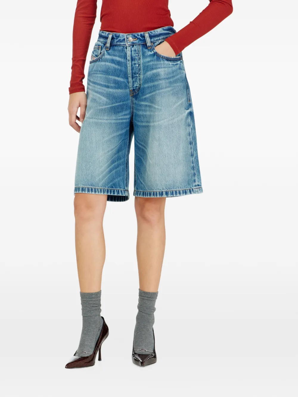 Diesel De-Sire-Short shorts Blauw