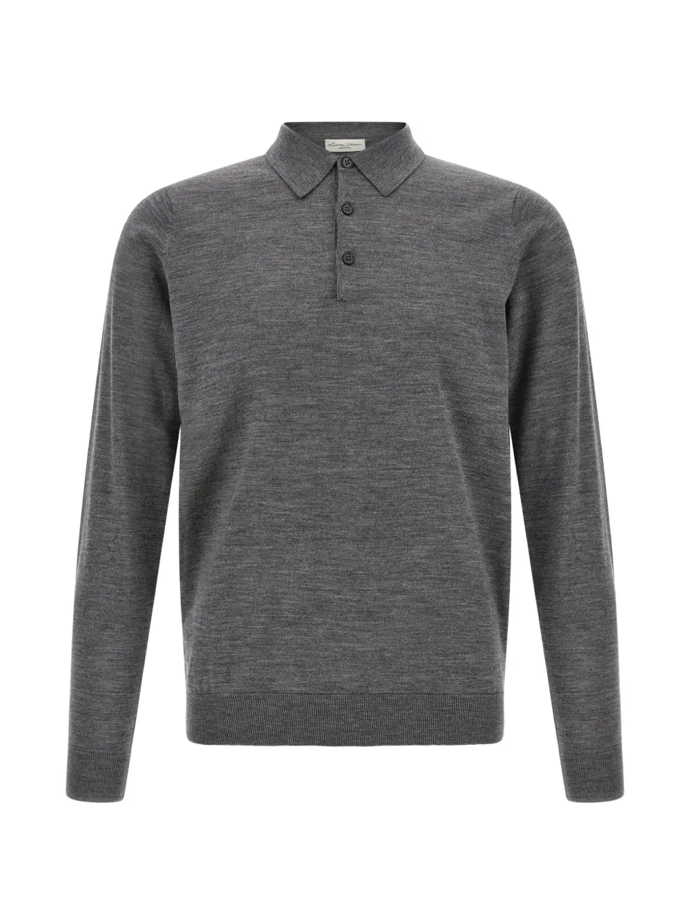 LARMERI STUDIO merino wool polo shirt