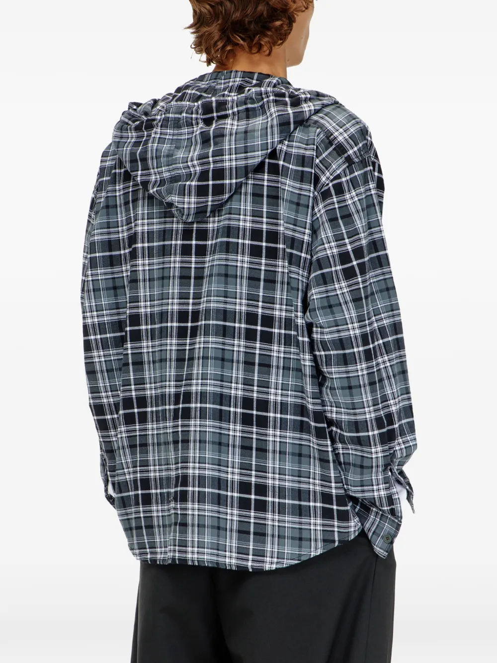 Diesel S-Drum-Hoody-Dgbt overhemd Blauw