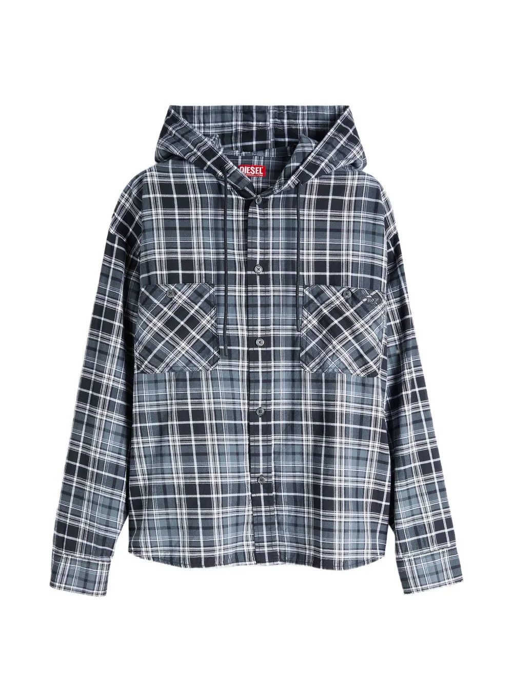 Diesel S-Drum-Hoody-Dgbt overhemd Blauw