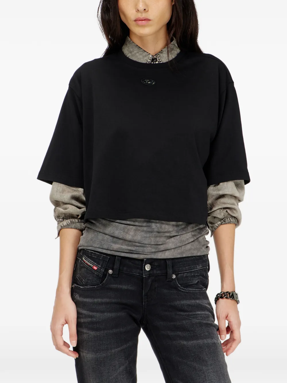 Diesel T-Cort-OD T-Shirt Zwart
