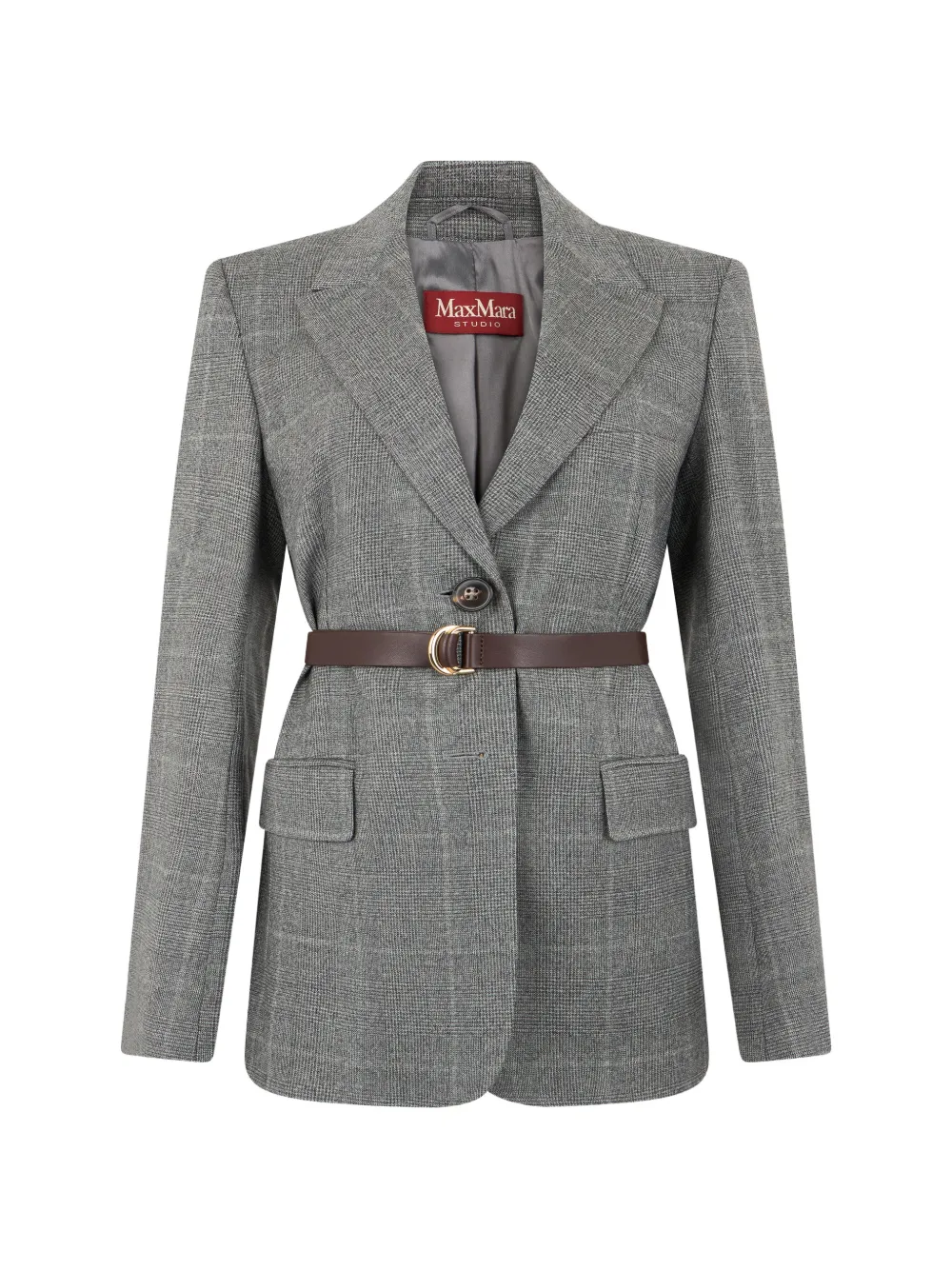 Max Mara Mstquagga wool flannel blazer - Grau