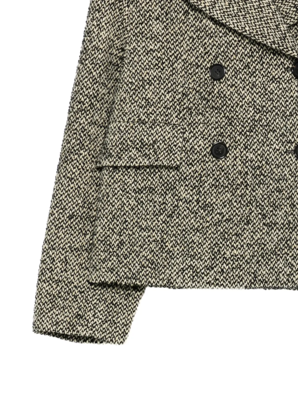 Lorena Antoniazzi double-breasted tweed jacket Beige