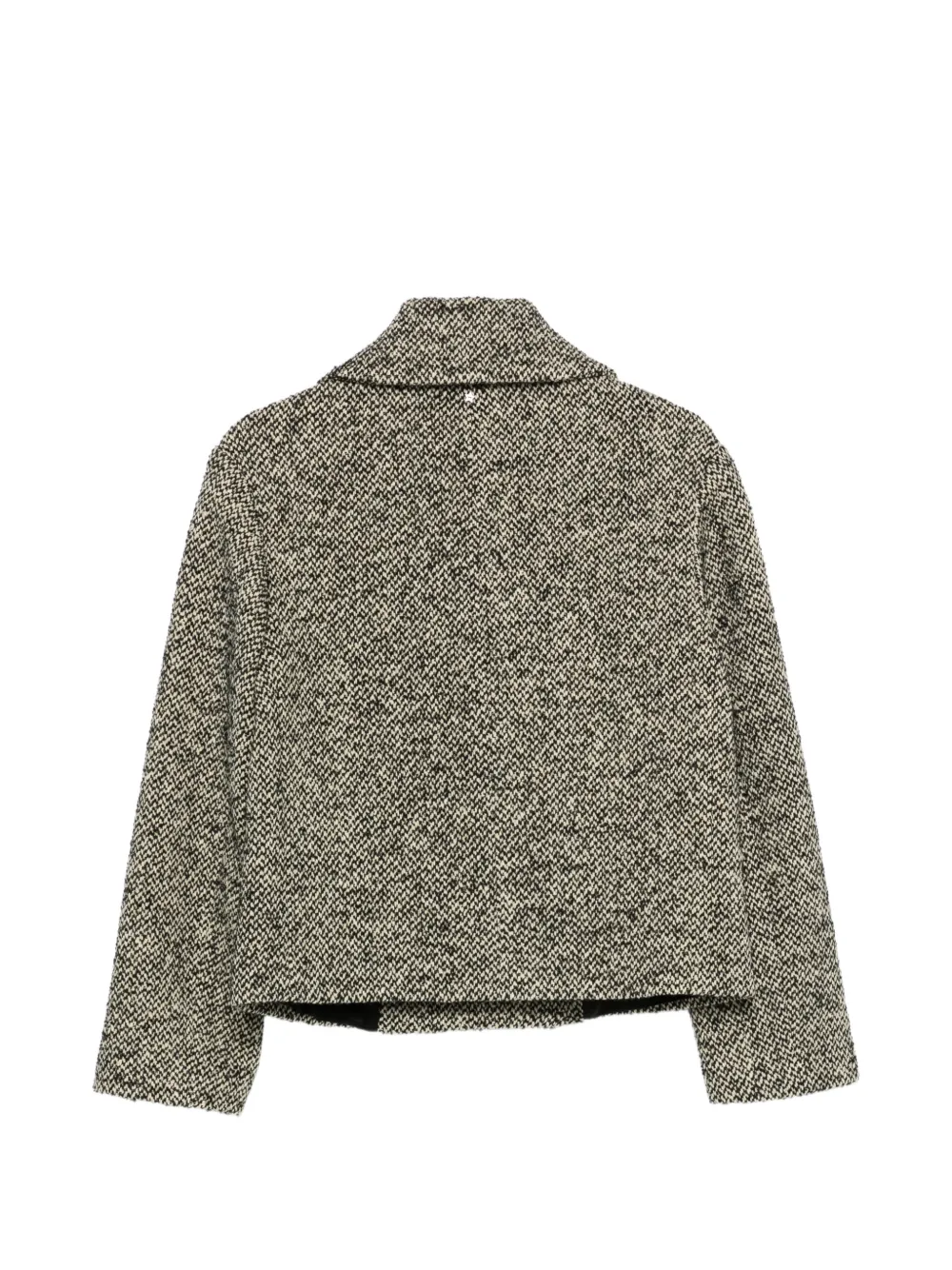 Lorena Antoniazzi double-breasted tweed jacket Beige