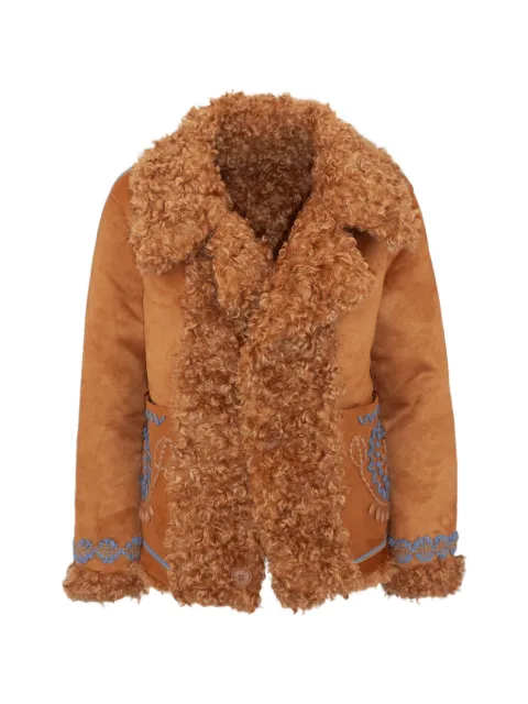 PHO FIRENZE reversible embroidered coat