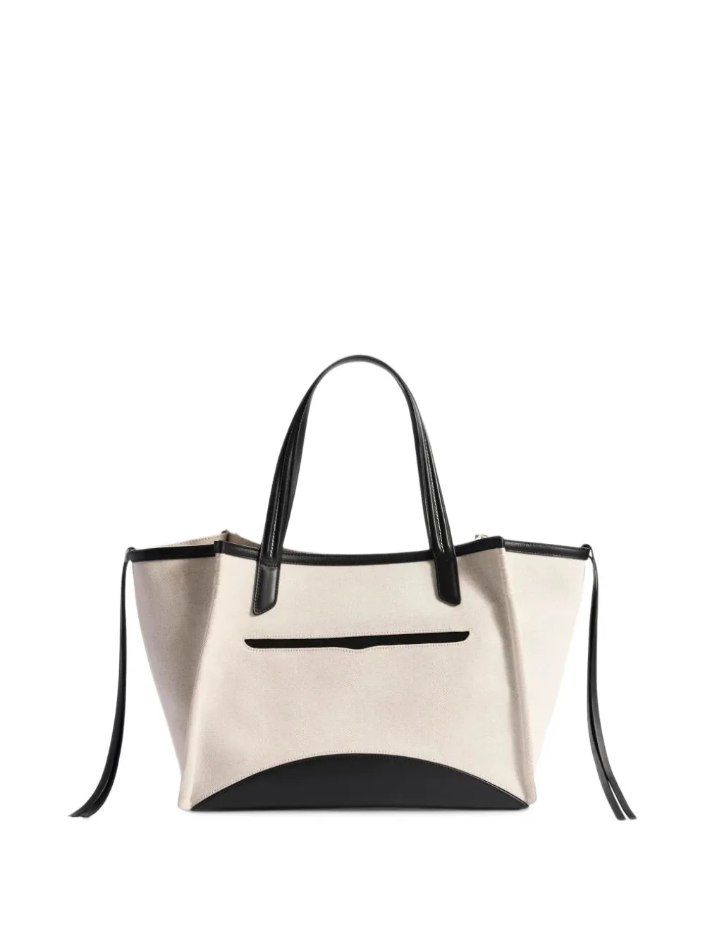 JW Anderson Loafer leather-trim shoulder bag Beige
