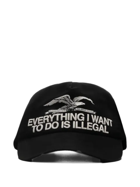 Pleasures Illegal snapback cap