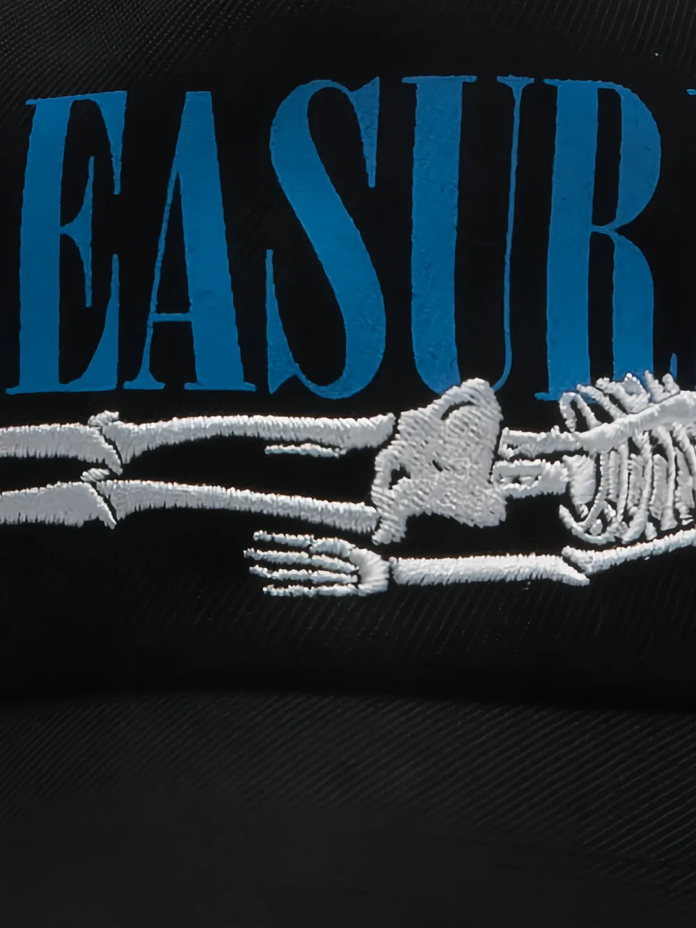 Pleasures Bones snapback cap Zwart