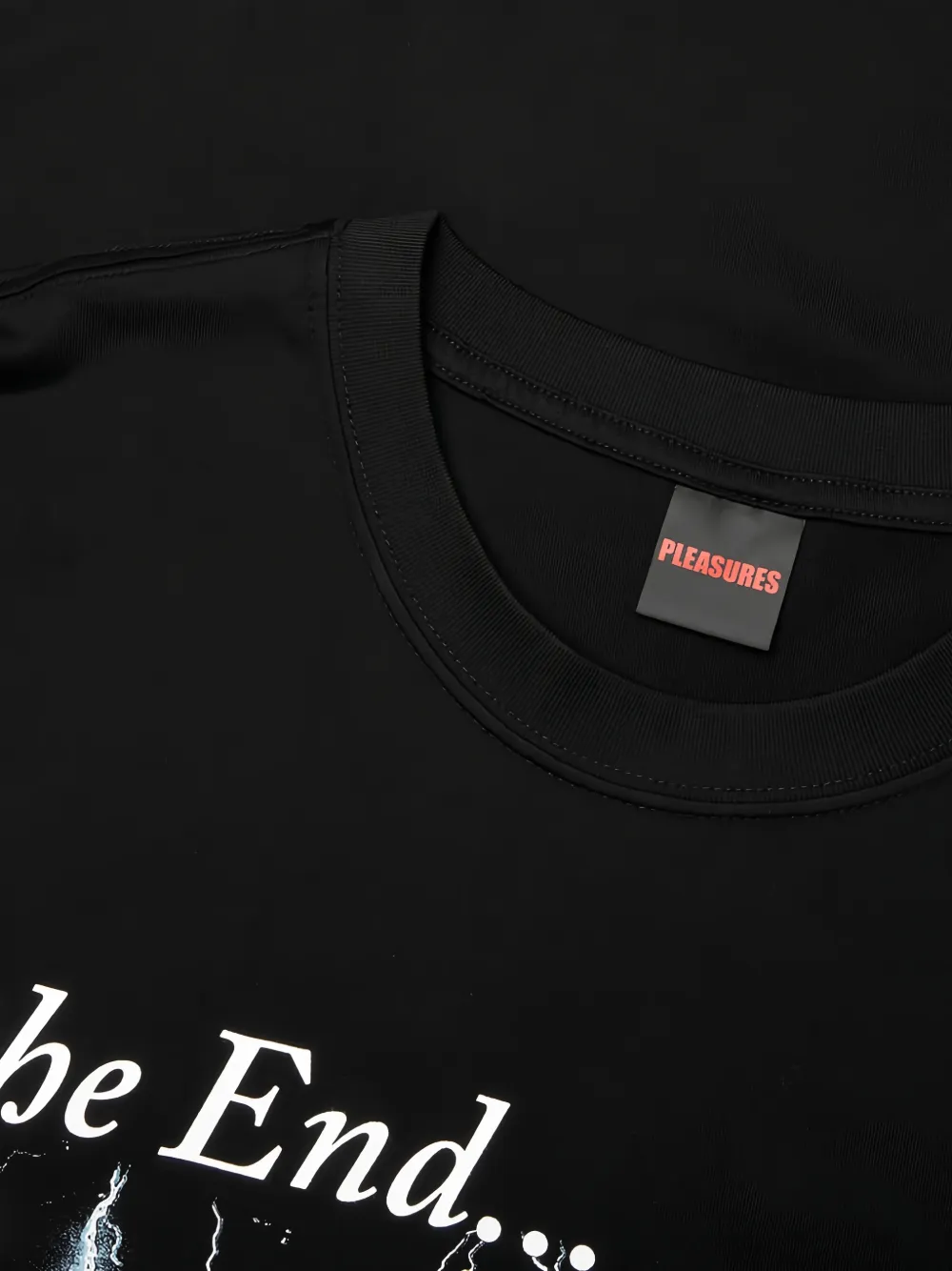 Pleasures graphic-print T-shirt Zwart