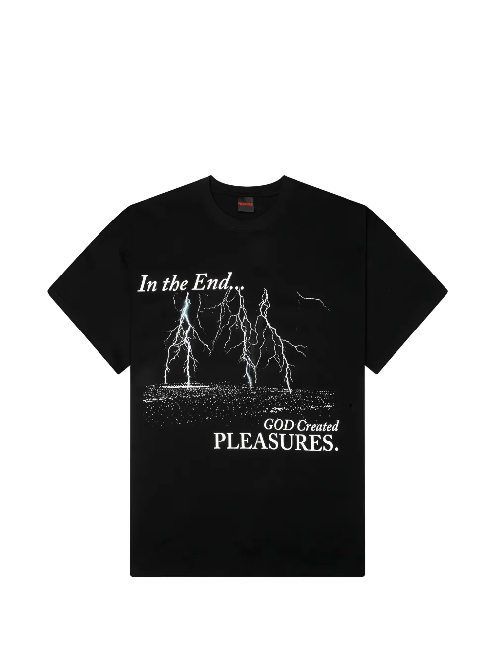 Pleasures graphic-print T-shirt | Black | Image 1