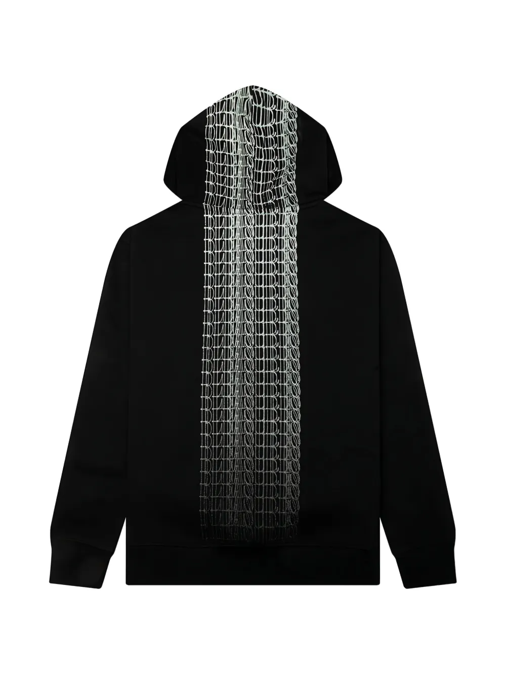 Pleasures Hoodie met vervaagde logo-print Zwart
