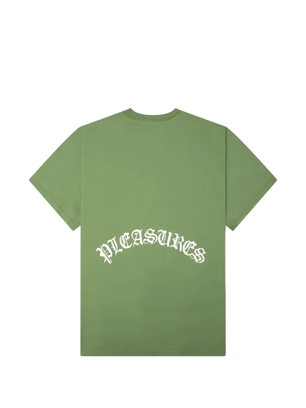Pleasures Athor logo-print T-shirt Groen