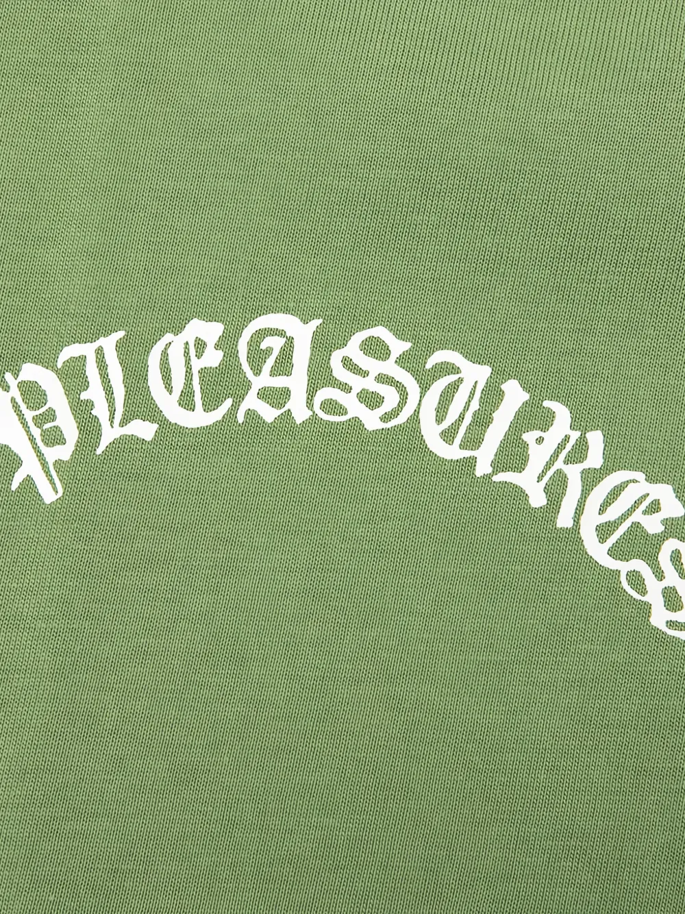 Pleasures Athor logo-print T-shirt Groen