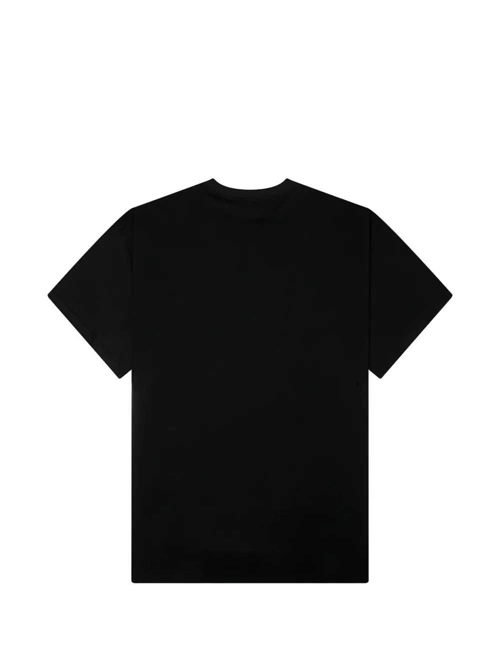 Pleasures Blurred logo-print T-shirt Zwart