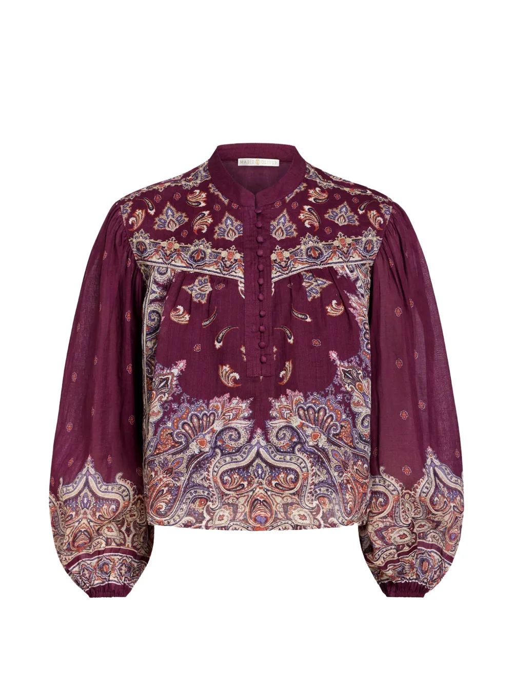 Marie Oliver Rhiannon paisley-print blouse - Viola