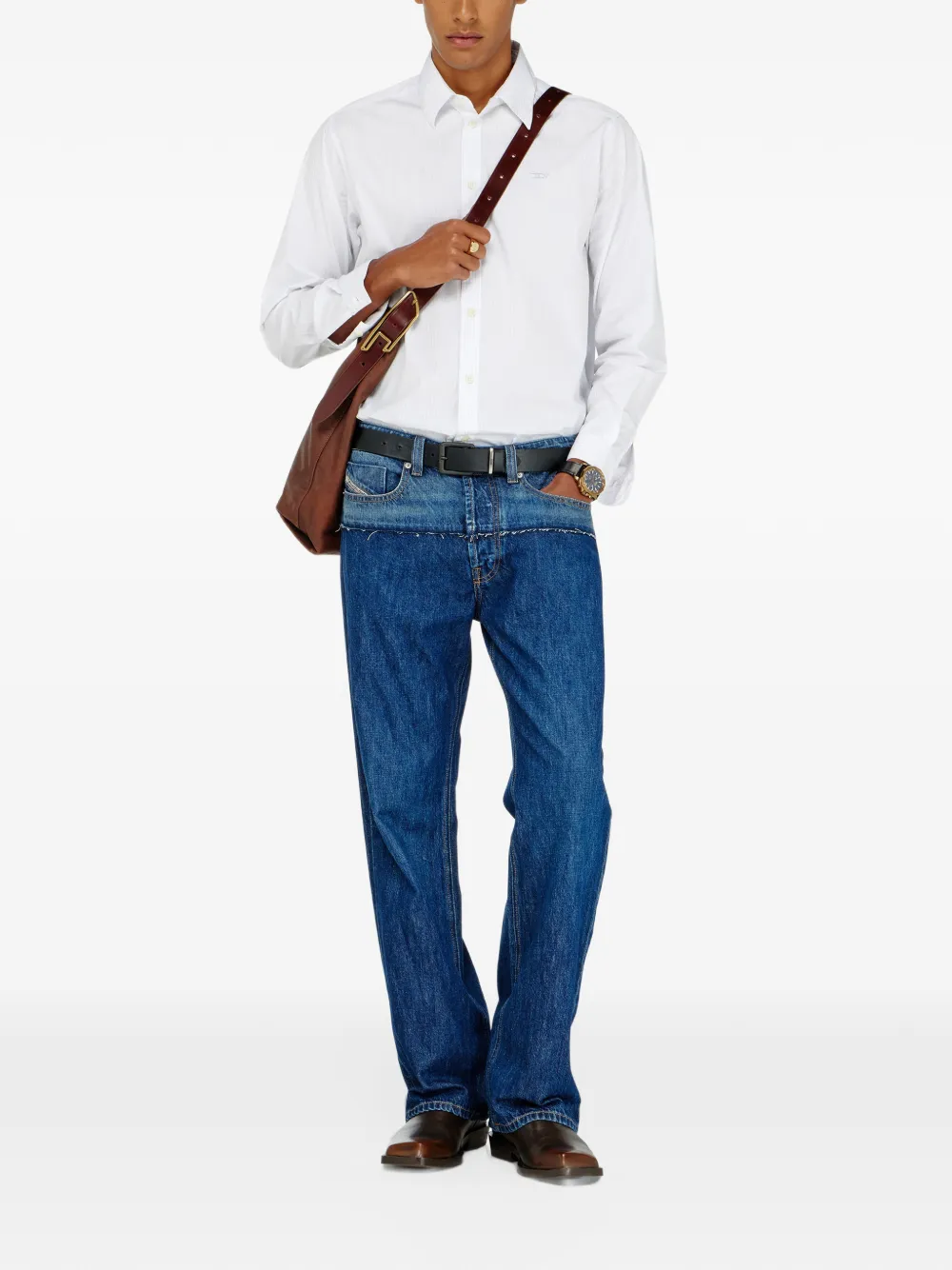 Diesel S-Simply-Na-Dnan overhemd Wit