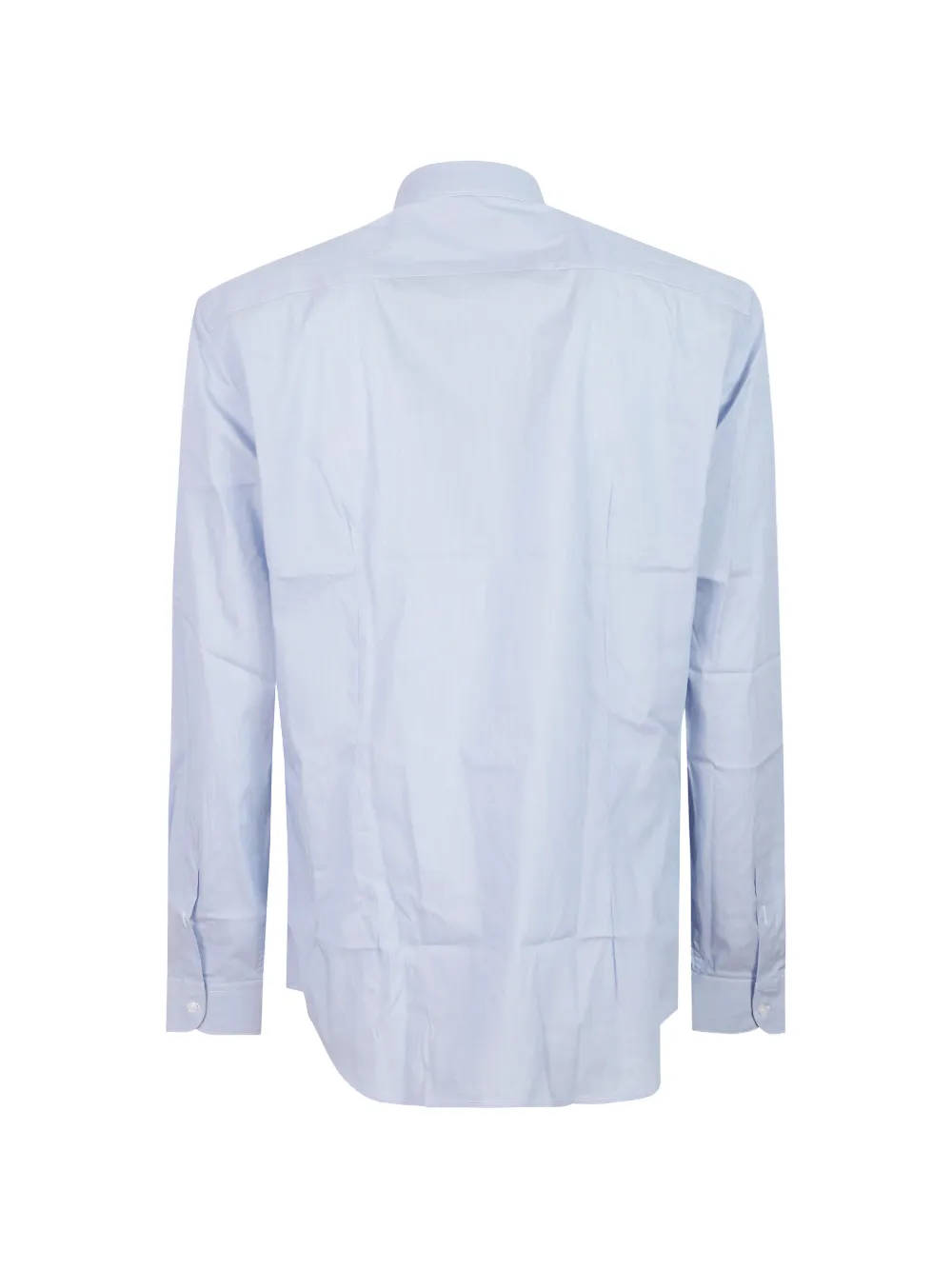 Fay Overhemd met geborduurd logo Blauw