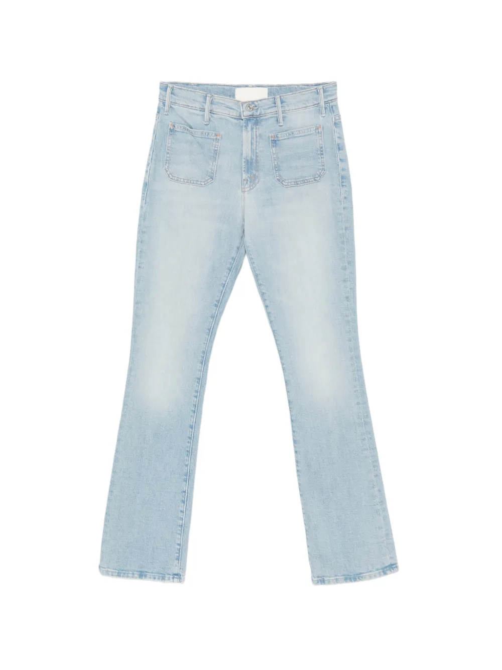 MOTHER Jeans con tasche applicate - Blu