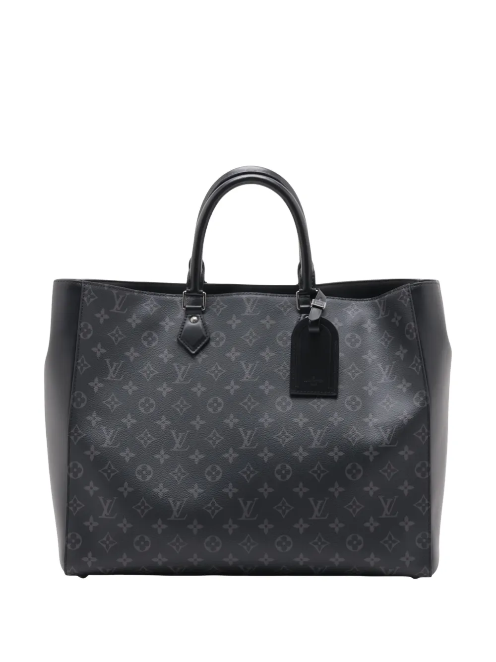 Louis Vuitton Pre-Owned 2021-2026 Monogram Eclipse Grand Sac tote bag - Noir Louis Vuitton Pre-Owned 2021-2026 Monogram Eclipse Grand Sac tote bag - Noir