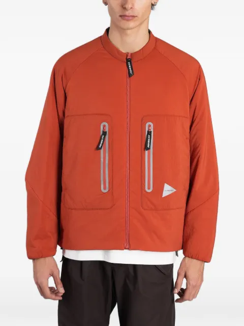 and Wander zip-up panelled jacket