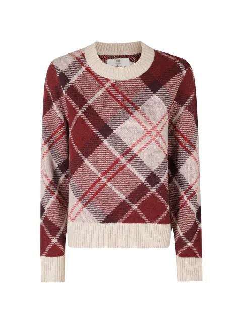 Barbour Stevie tartan wool jumper