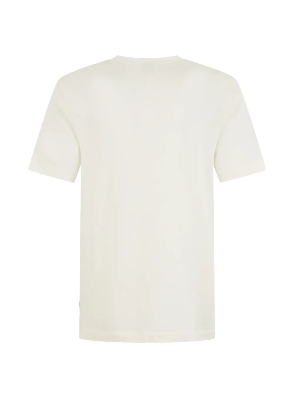 BOSS Basic T-shirt van katoenblend Beige