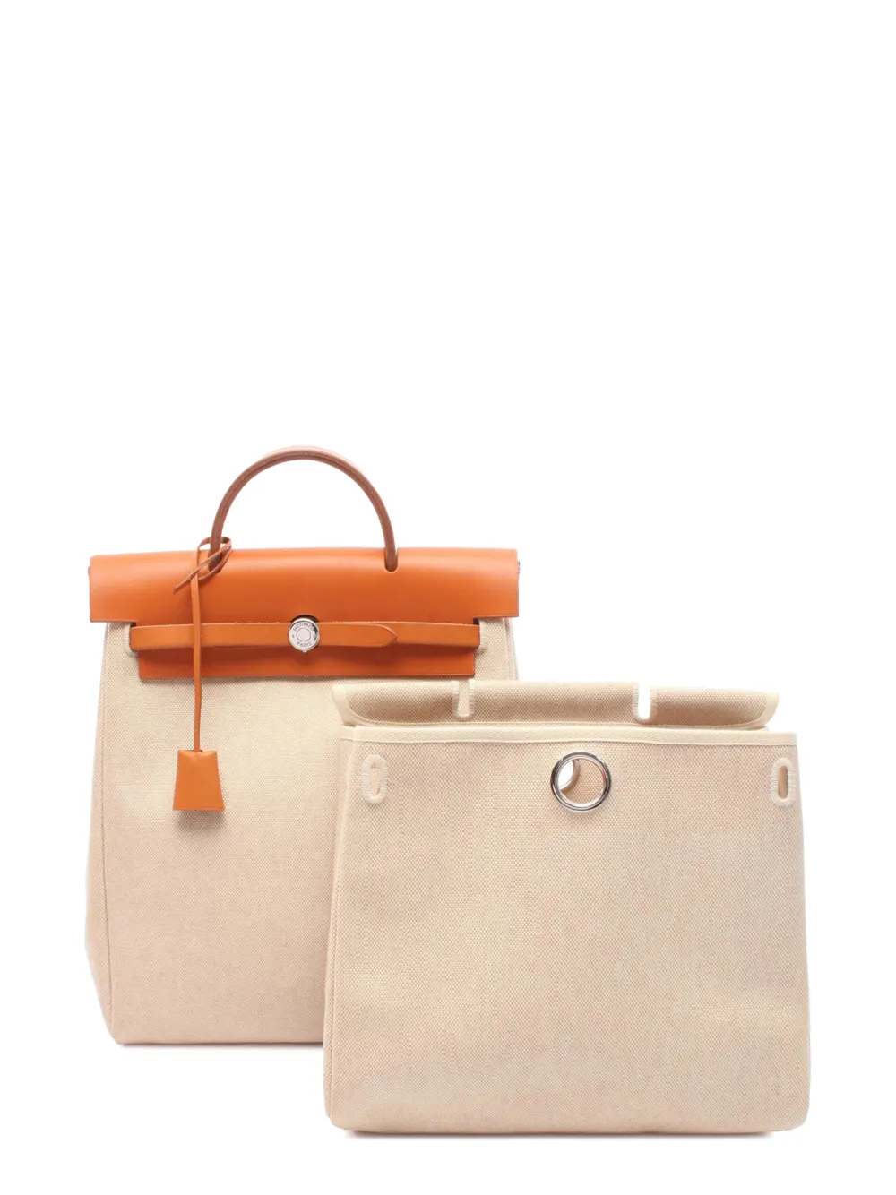 Hermès Pre-Owned 1999 Toile Herbag PM backpack - Nude