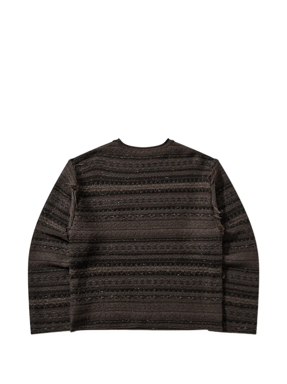 UMBRO x Slam Jam Fair Isle trui met wapenschild Bruin
