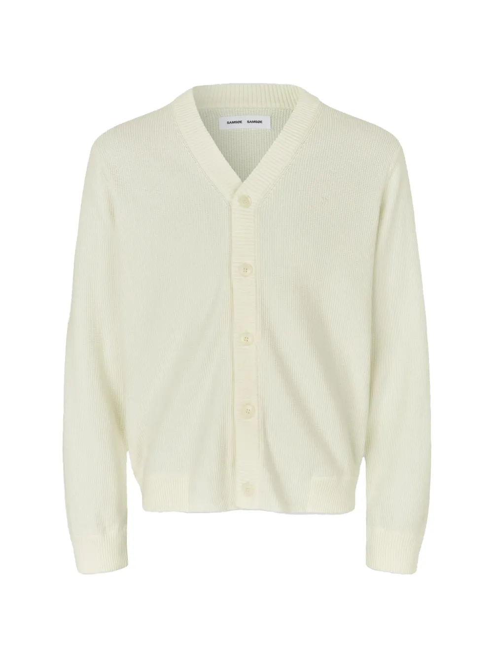 SAMSOE SAMSOE Saklas V-neck cardigan - Bianco