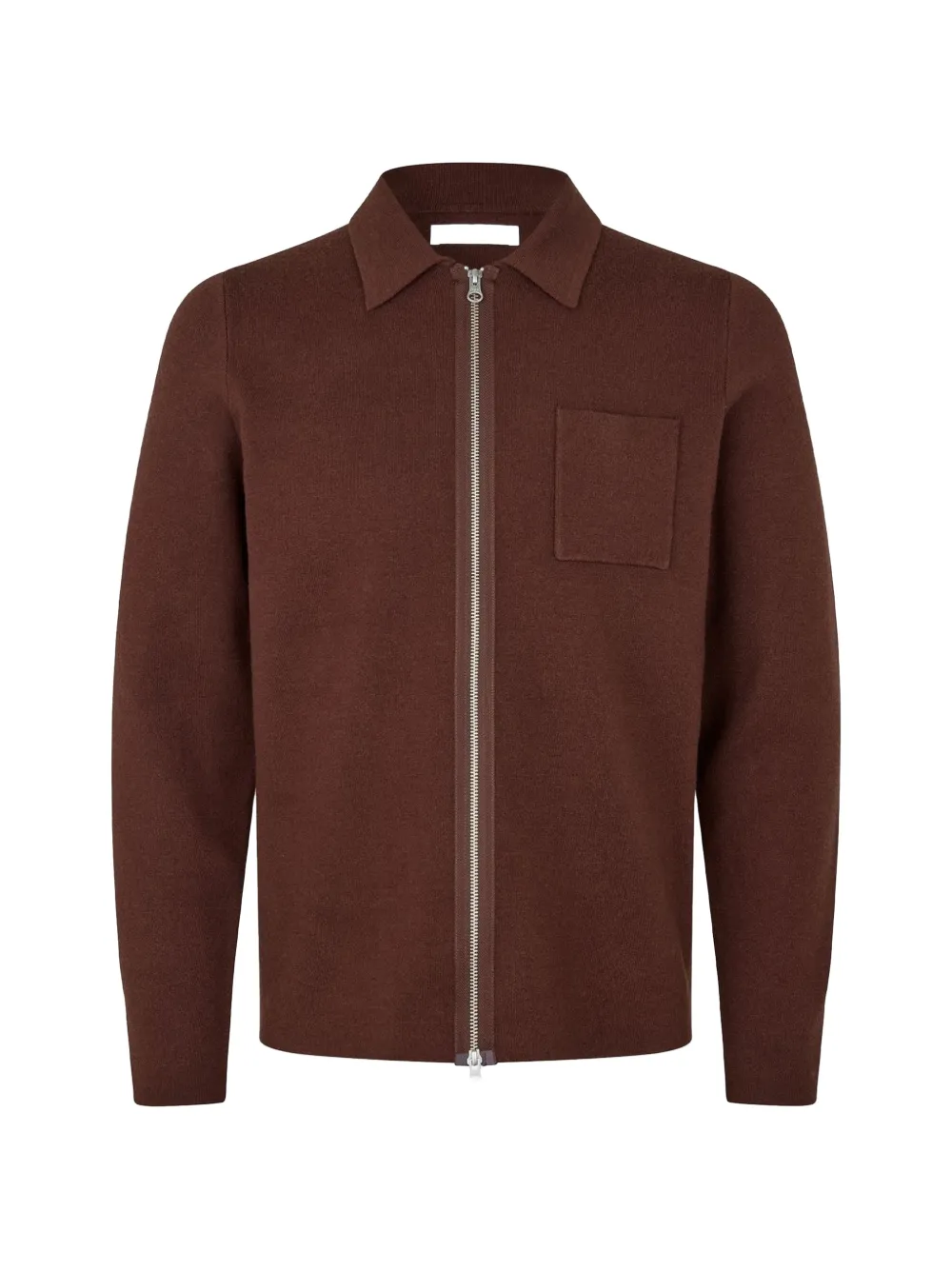 SAMSOE SAMSOE Guna zip-up sweater - Marrone