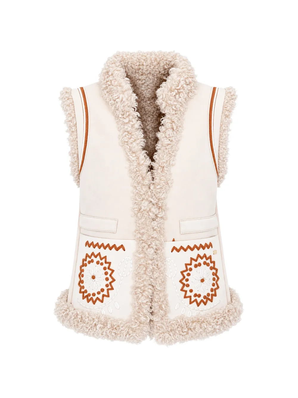 PHO FIRENZE embroidered reversible waistcoat