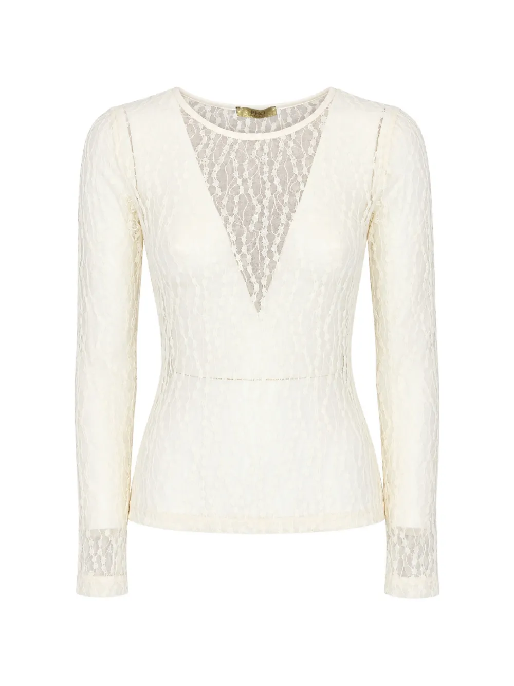 PHO FIRENZE openwork lace sweater