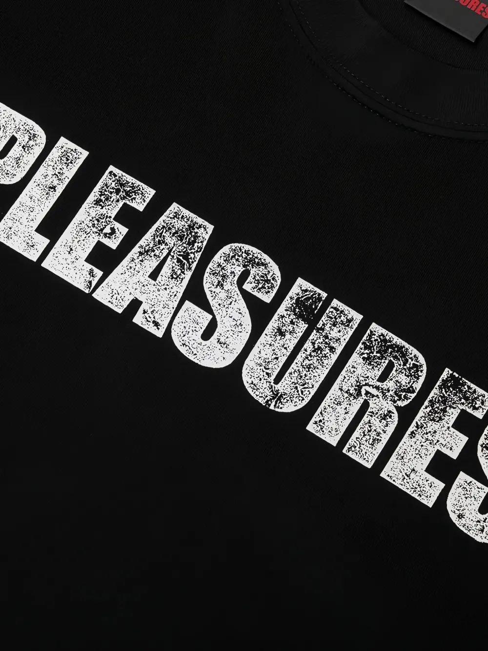 Pleasures Recluse logo-print T-shirt Zwart