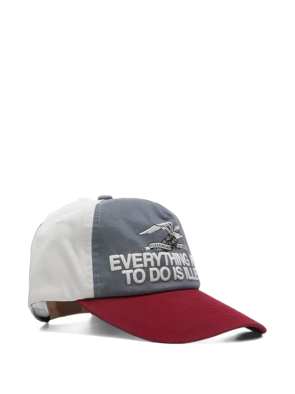 Pleasures Illegal snapback cap Grijs