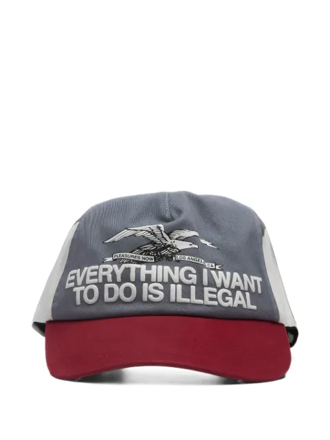 Pleasures Illegal snapback cap