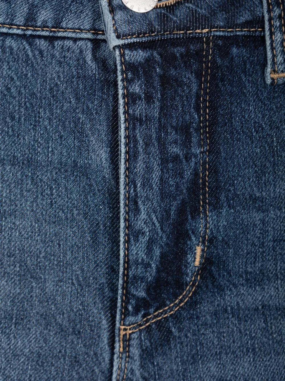 L'Agence Kendra cropped flared jeans Blauw