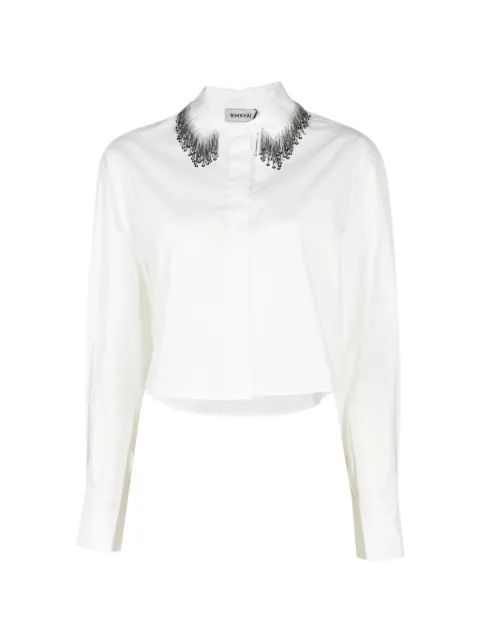 SIMKHAI  Renata cropped shirt