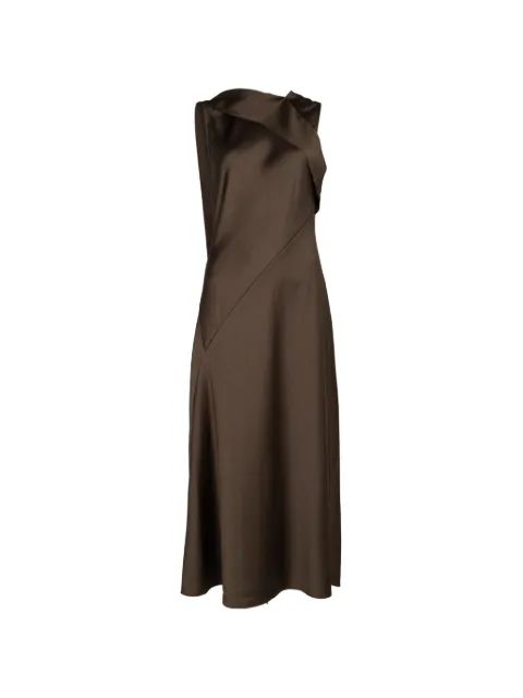 Vince draped scarf-neck maxi dress